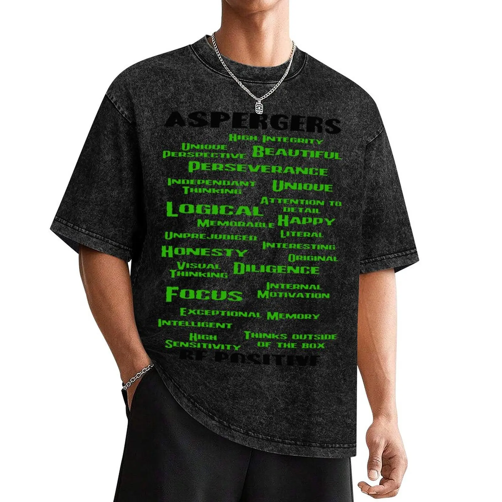 Aspergers - Be Positive T-Shirt graphic tee shirt custom shirt customs compression shirt men