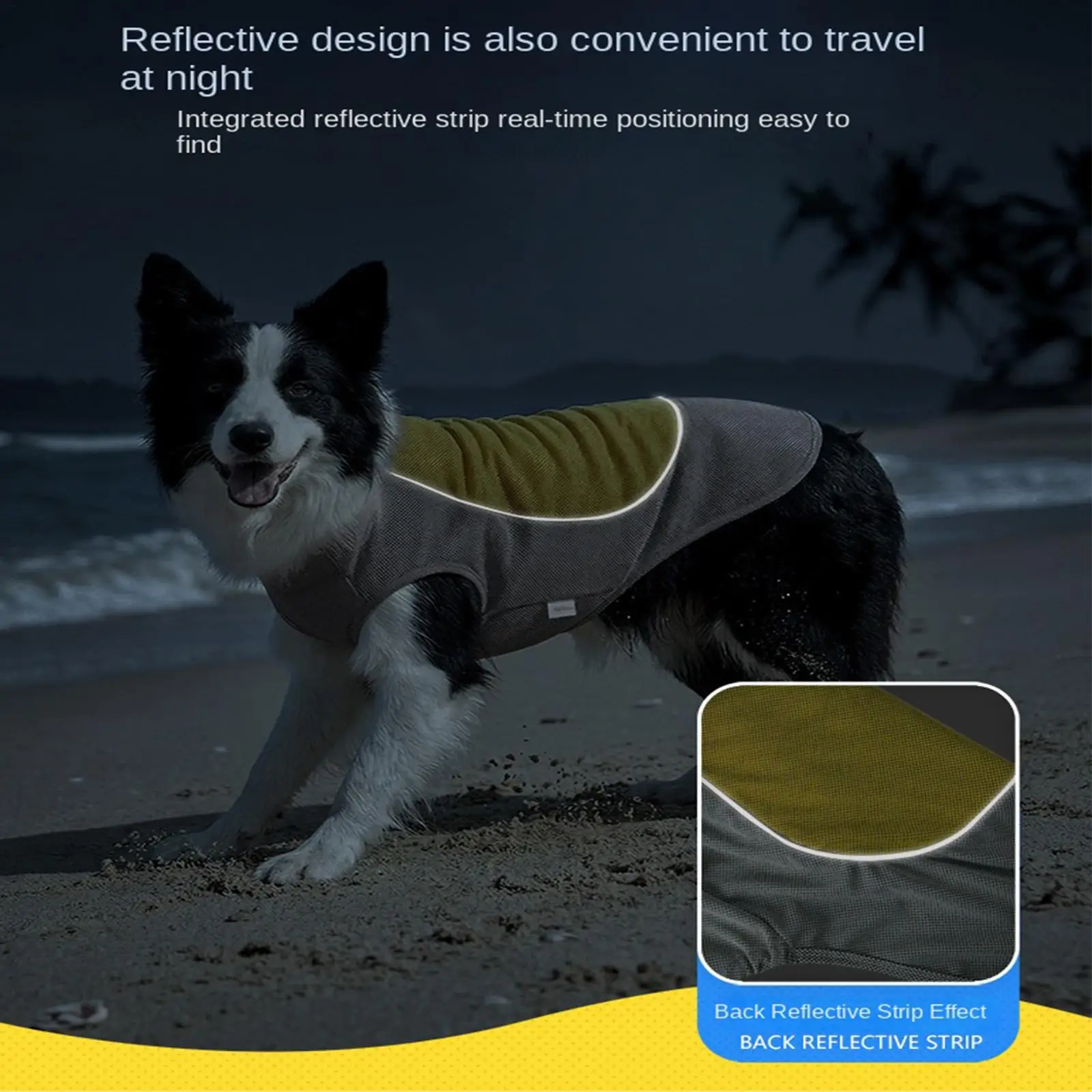 

Cooling Dog Vest Comfortable Fit Breathable With Ice Bag Pocket Dog Cooling Jacket For Beach Play Walking Picnic Park Outing
