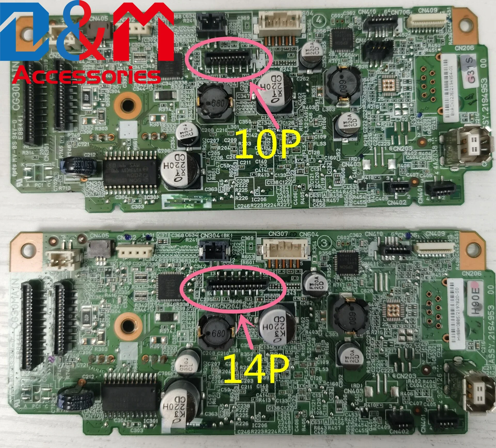 

1 шт. 5190 материнская плата 10pin 14pin для EPSON L5190, плата форматирования, логическая основная материнская плата