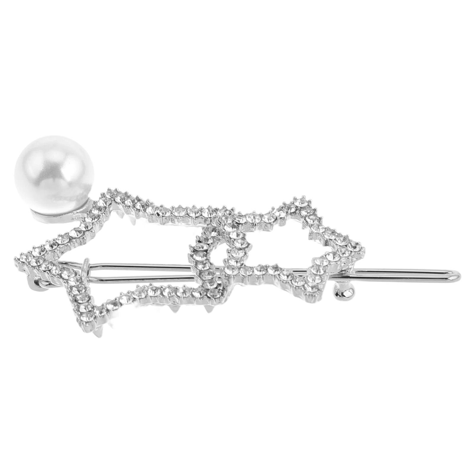 

Star Hair Clips Rhinestone Pins Styling Accessories Vintage Metal Hairpins Elegant Design Longlasting Secure Versatile Suitable