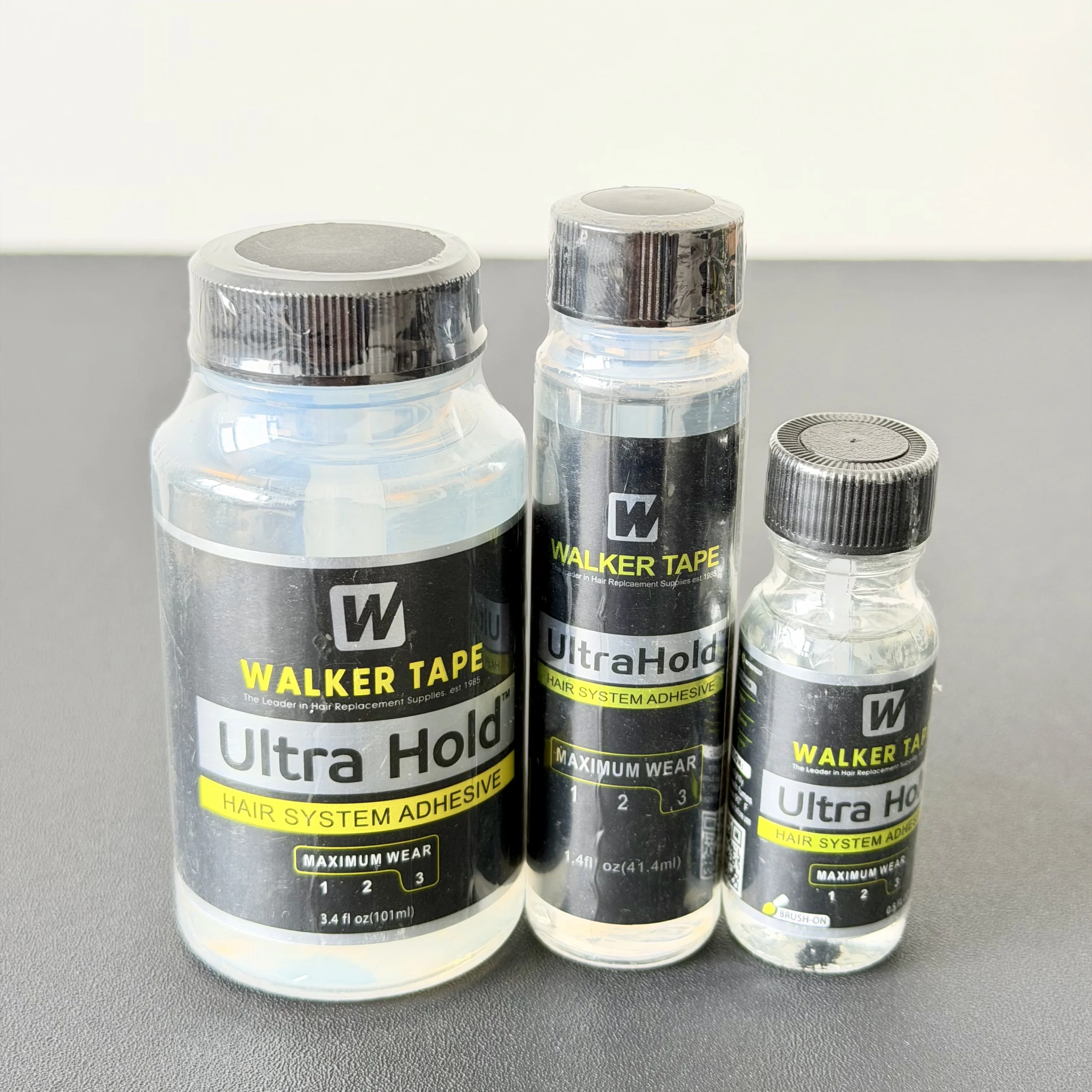 Ultra Hold Wig Glue Waterproof Hair Glue For Lace Wig/Toupee/Closure Invisible Hair System Adhesive With Brush+Lace Remover