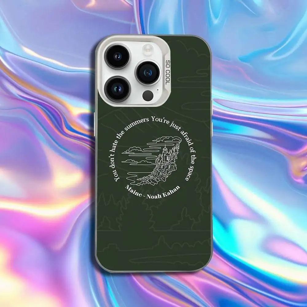 Noah Kahan Stick Season Phone Case For iPhone 16,15,14,13,12,11,Mini,Pro,SE,MAX White Matte Shockproof Cover