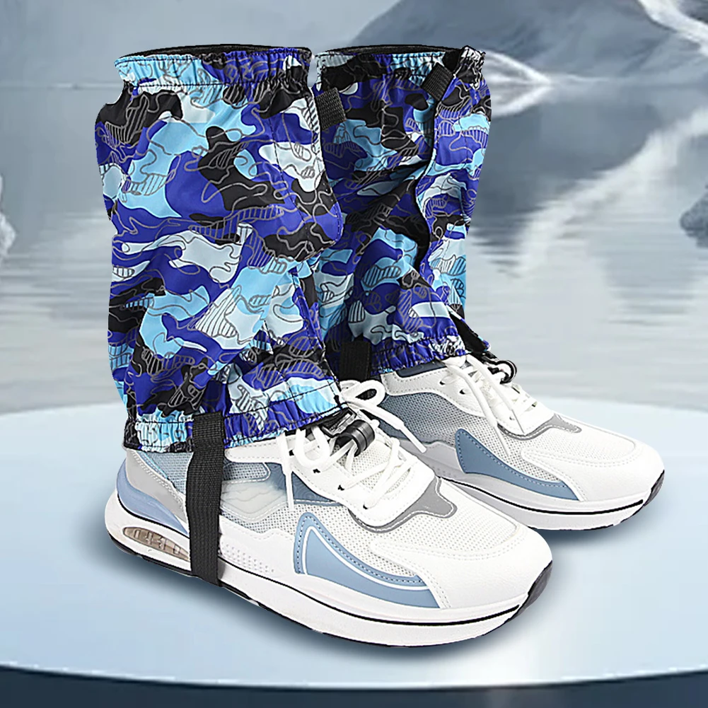 Unissex ao ar livre neve pé capa impermeável legging polainas capas de perna para caminhadas ao ar livre caminhada escalada caça