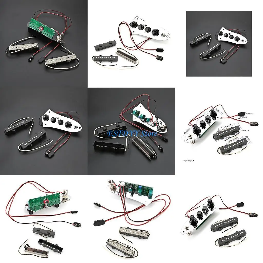 

G6DE Prewired Loaded Control Plate Harness Switch Knobs Smooth Control Plate for w/ K