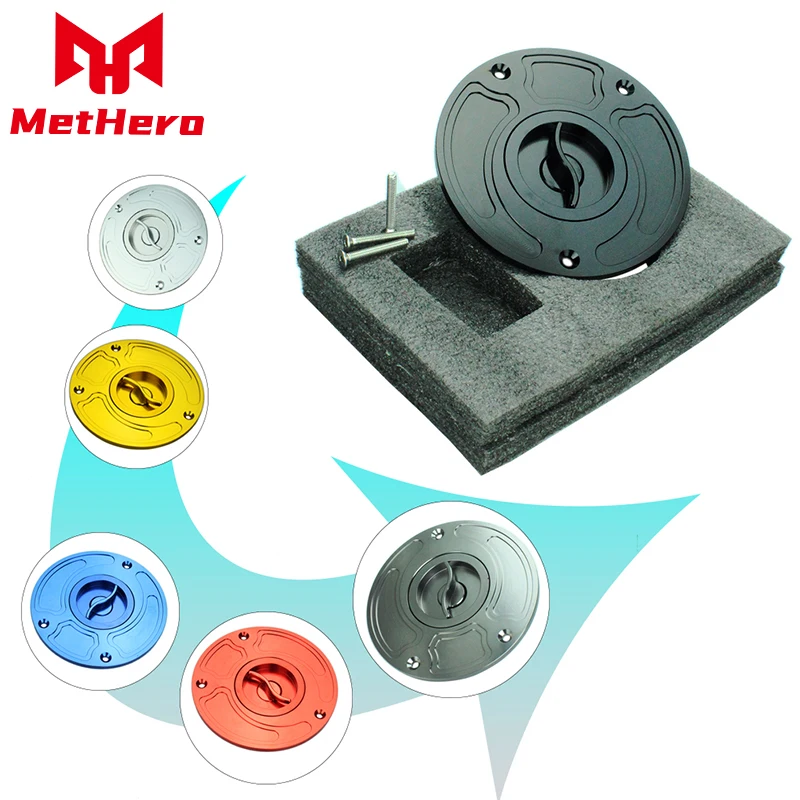 

CNC Aluminum Fuel Gas Cap Keyless For Honda CBF1000 CBR 600RR/900RR/929RR/954RR CB1000 CBR1100 RVF 400 CB1000R CBR 600 F4 F3 F2