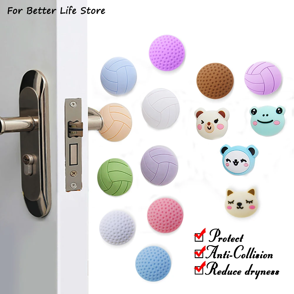 1PC 20G Thickening Wall Anti-collision Pad Thick Mute Door Fenders Doorknob Protective Home Sticker Bumper Guard Stopper Self