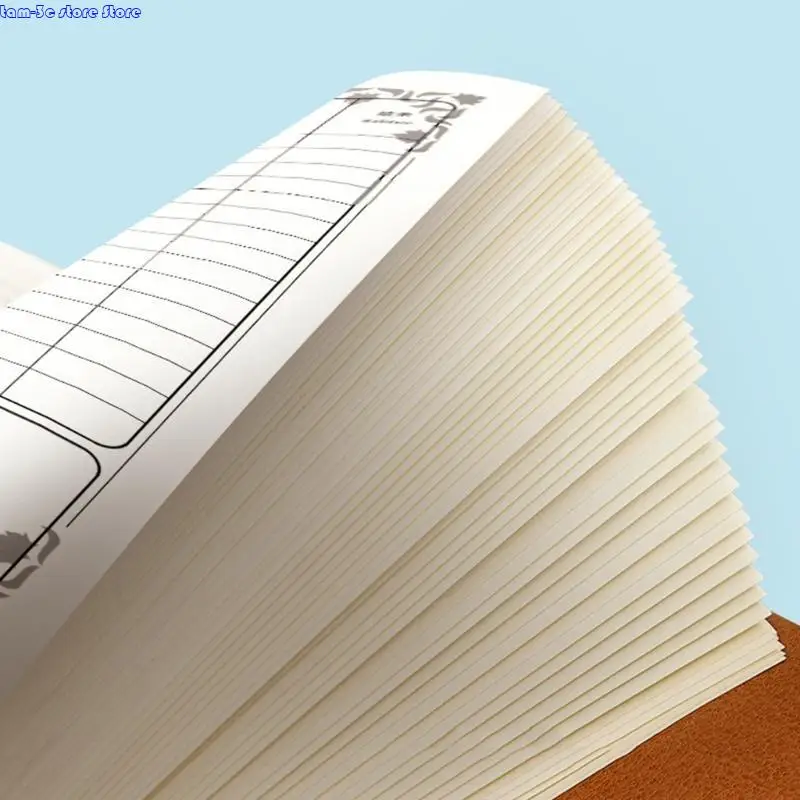 D0UA Refillable Leather Budget Planner พร้อมเครื่องหนัง 6 วงครอบคลุมการประหยัดเงินผู้จัดงานเงินสำหรับการวางแผนรายวัน