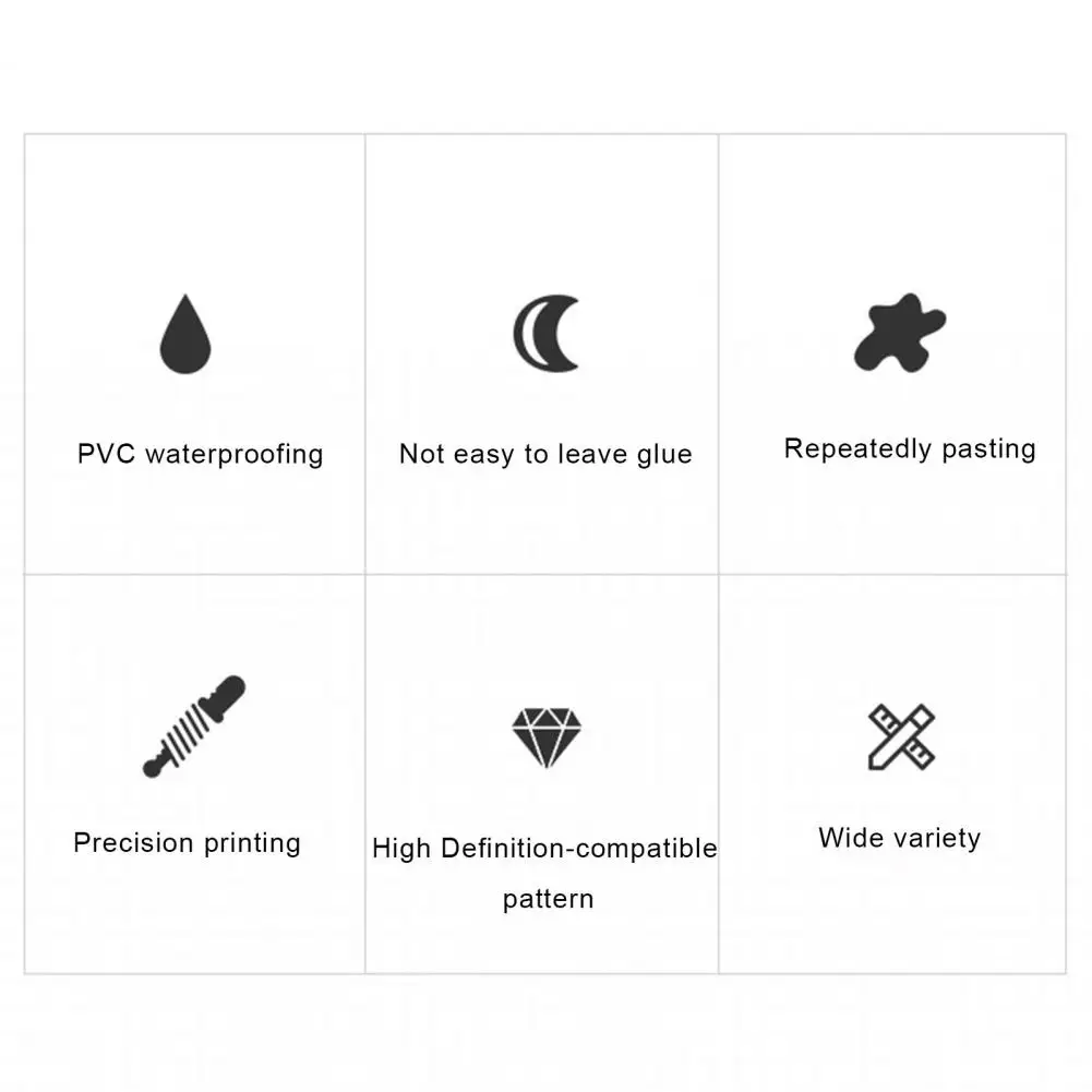 Waterproof Stickers Floral Scrapbooking Stickers Set 50pcs Waterproof Reusable Decoration Sticker for Book Cup for Scrapbooking