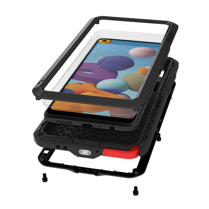 Love Mei Waterproof Case For Samsung Galaxy A21 (us) Case Powerful Metal Armor Shock Dirt Proof Water Phone Cases Sm-a215u (usa)