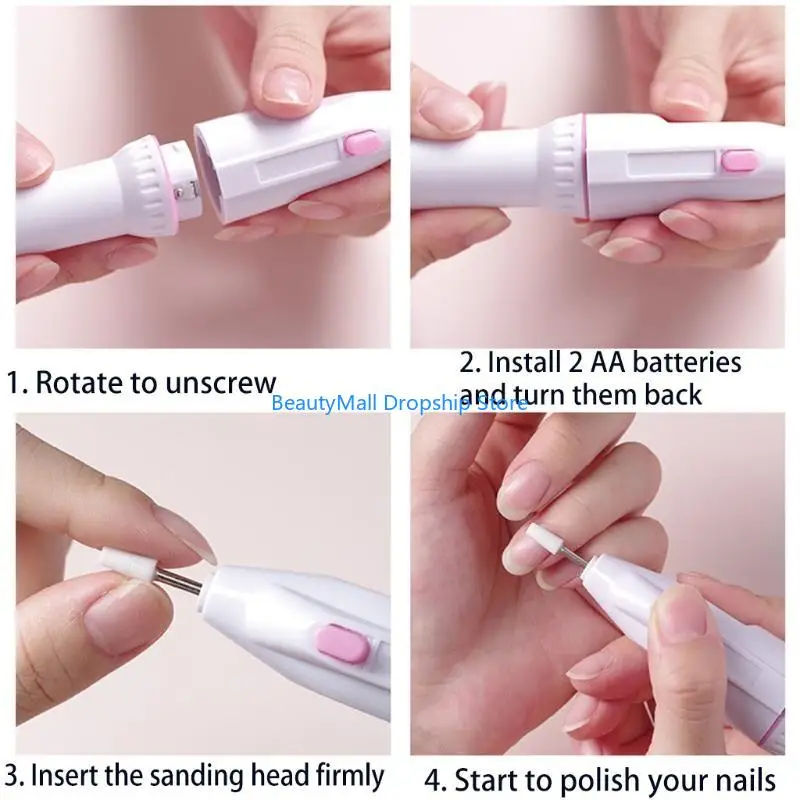 40JD elektrische nagelboormachine acryl art-vijl manicure tool voor thuissalon