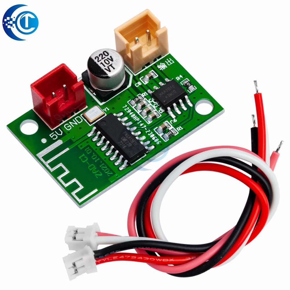 5W Class D Digital Bluetooth Amp Module: 5V Mono Power Amplifier – Wireless Lossless Playback (Finished Board)
