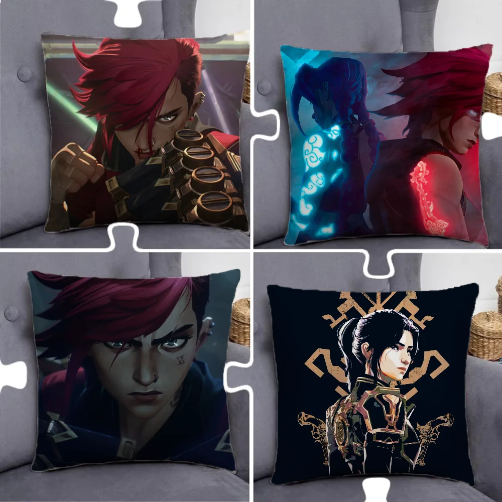 

Arcane Season 2 Pillow Case Pillowcase Home Sofa Cushions Car Cushions Pillowcover Office Pillowshell Pillow