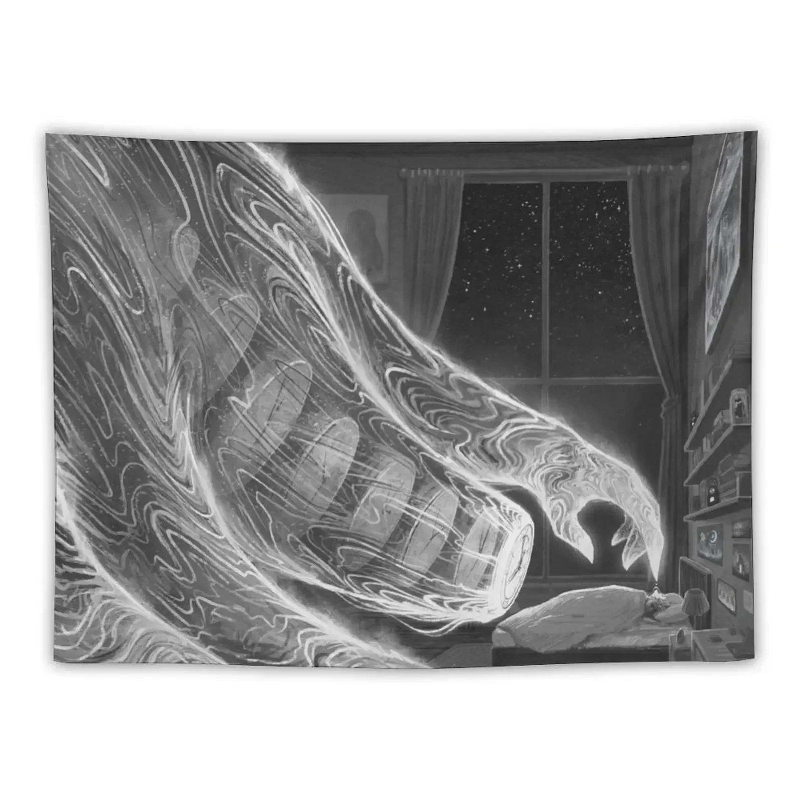 

Tempus, The Time Eater Tapestry Outdoor Decor Room Aesthetic Decor Home Decorators Tapestry