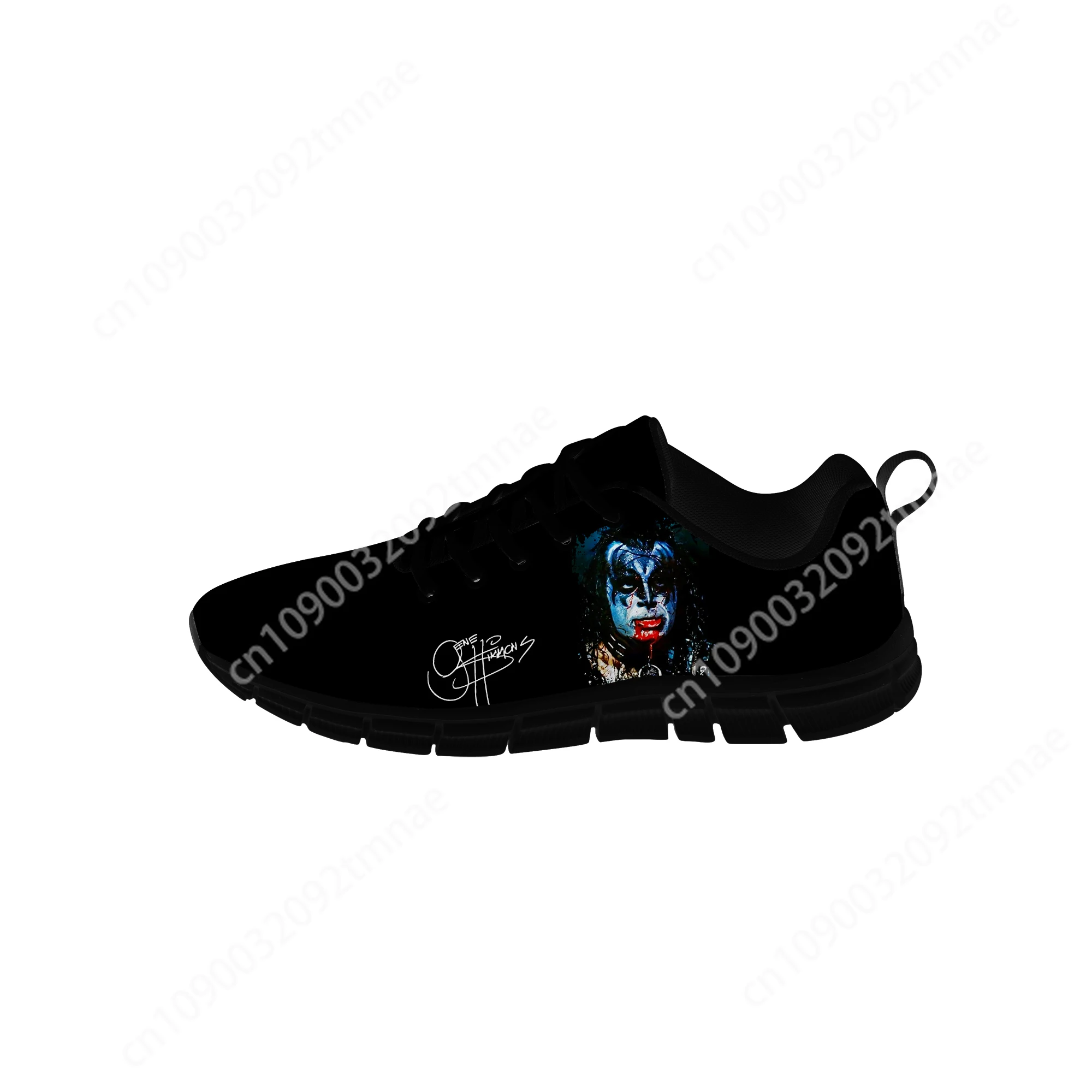 

Gene Simmons Sneakers Kiss Mens Womens Teenager Casual Shoes Custom Running Designer Shoes Cosplay 3D Printed Lightweight shoe