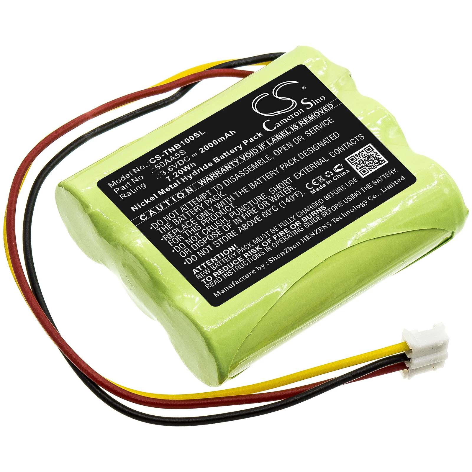 

Ni-MH Speaker Battery for Toniebox, 3.6V, 2000mAh, Compatible Models: Tonie Box