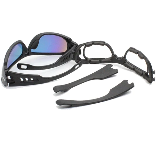Imagen 2 del producto Daisy C6 gafas polarizadas CS ejército táctico motocicleta caza tiro Airsoft a prueba de balas militar C5 gafas con Kit de 4 lentes