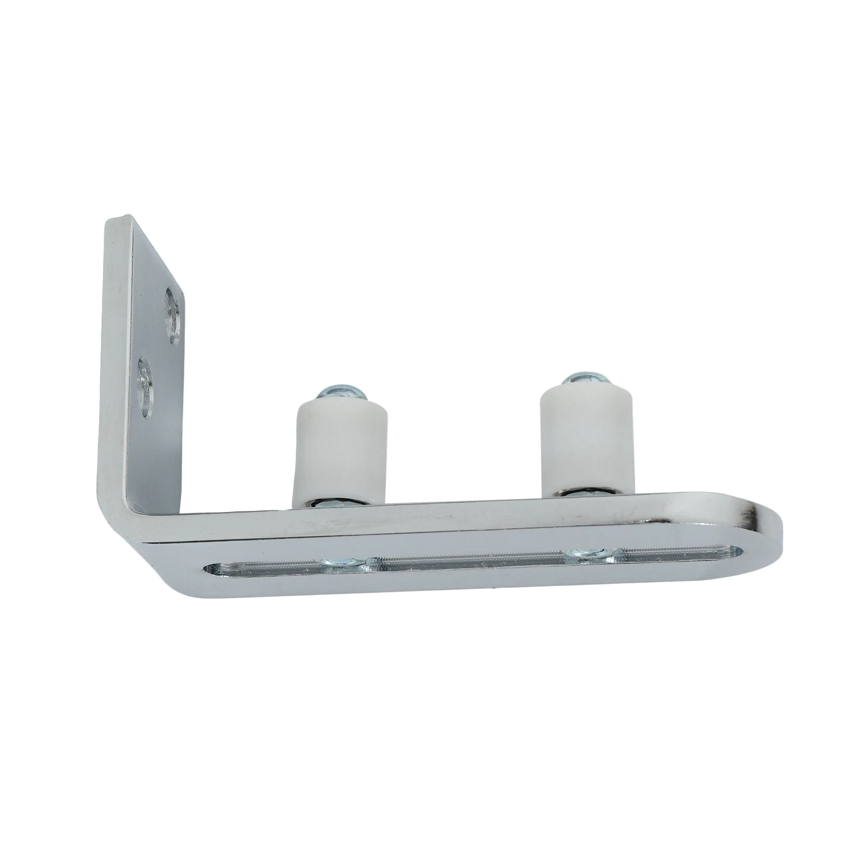 

ГОРЯЧАЯ 4X направляющая для пола для нижней части раздвижных дверей сарая Регулируемое настенное крепление Направляющая ролика Шарикоподшипники ~ жесткость.