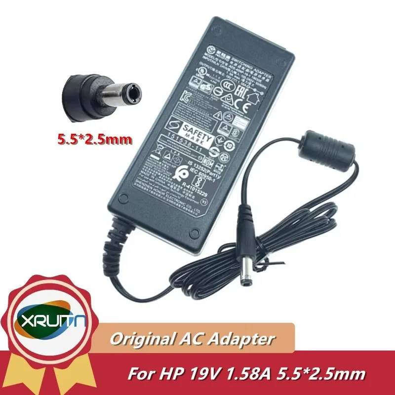 Genuine For HP 23ER 22EP 22er Monitor Power Supply 19V 1.58A Hoioto ADS-40NP-19-1 19030E ADS40NP191 Switching AC Adapter Charger