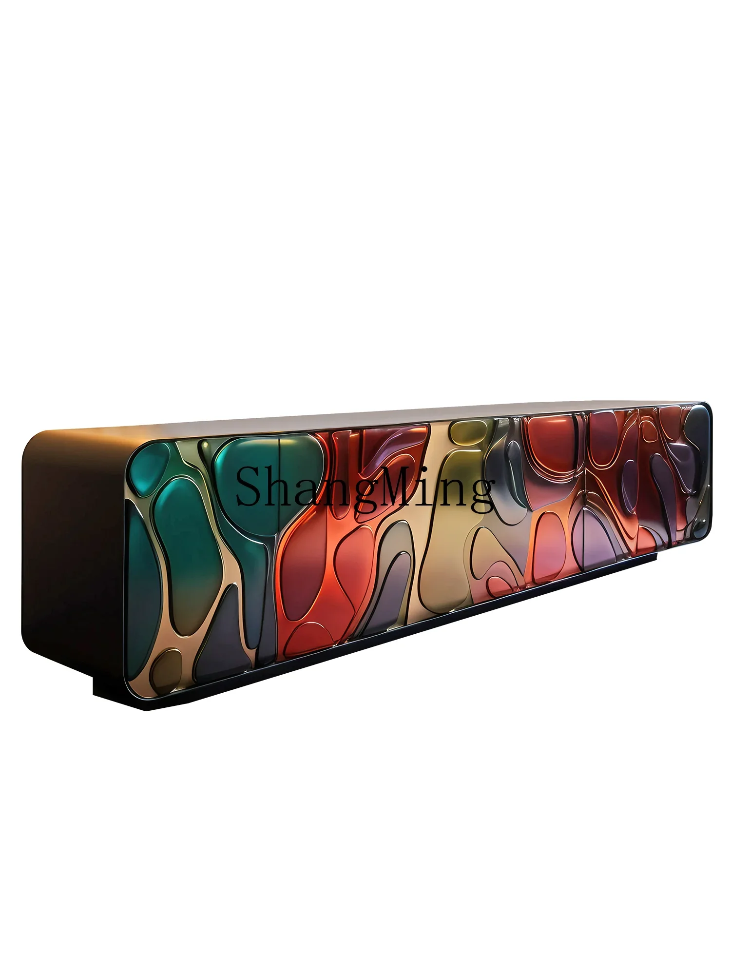 CL Modern Light Luxury Simple Art Dopamine Painted TV Cabinet Modern Furniture