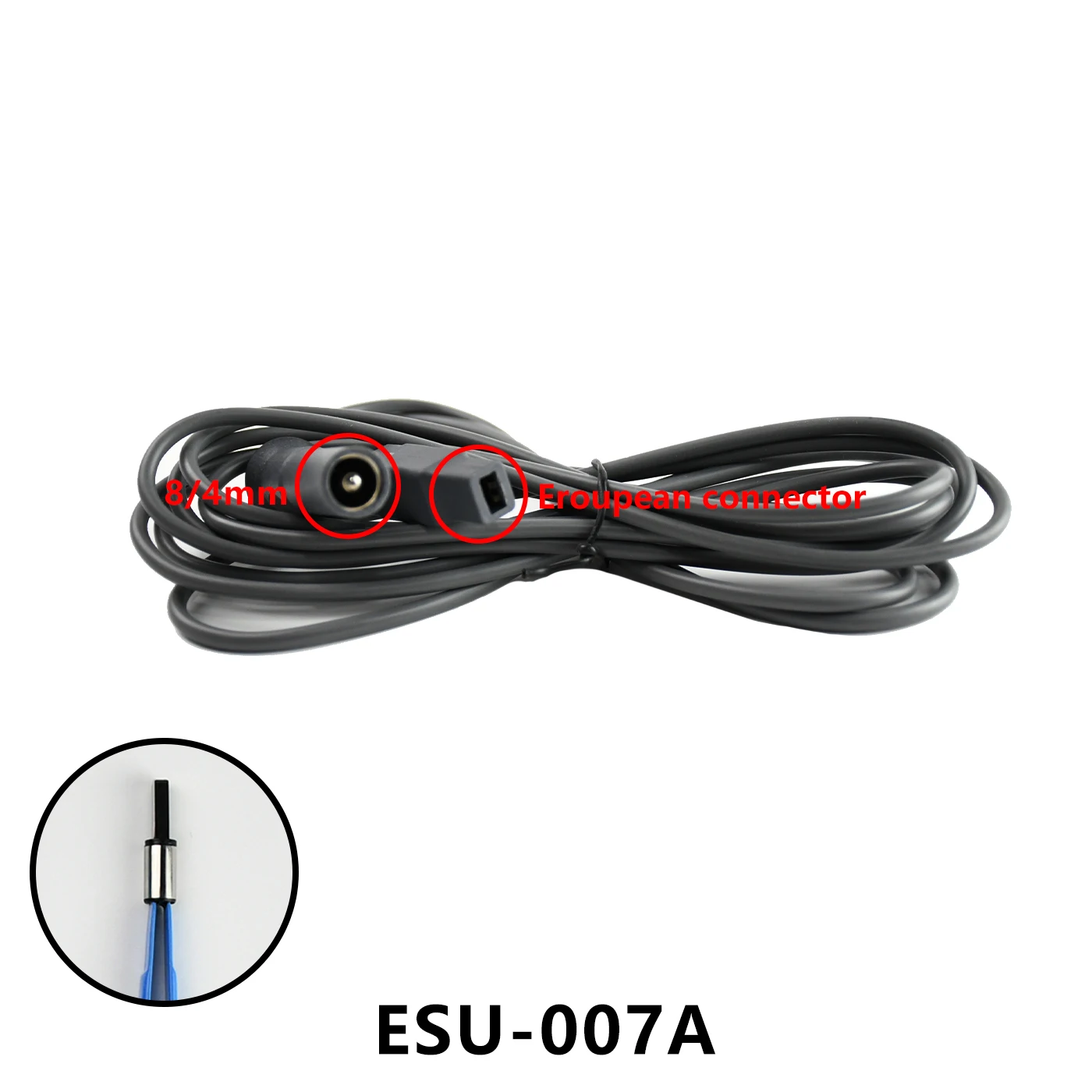 V-Lock Reusable bipolar forceps cable silicone wire with 2mm 4mm banana  for eroupean connector compatible