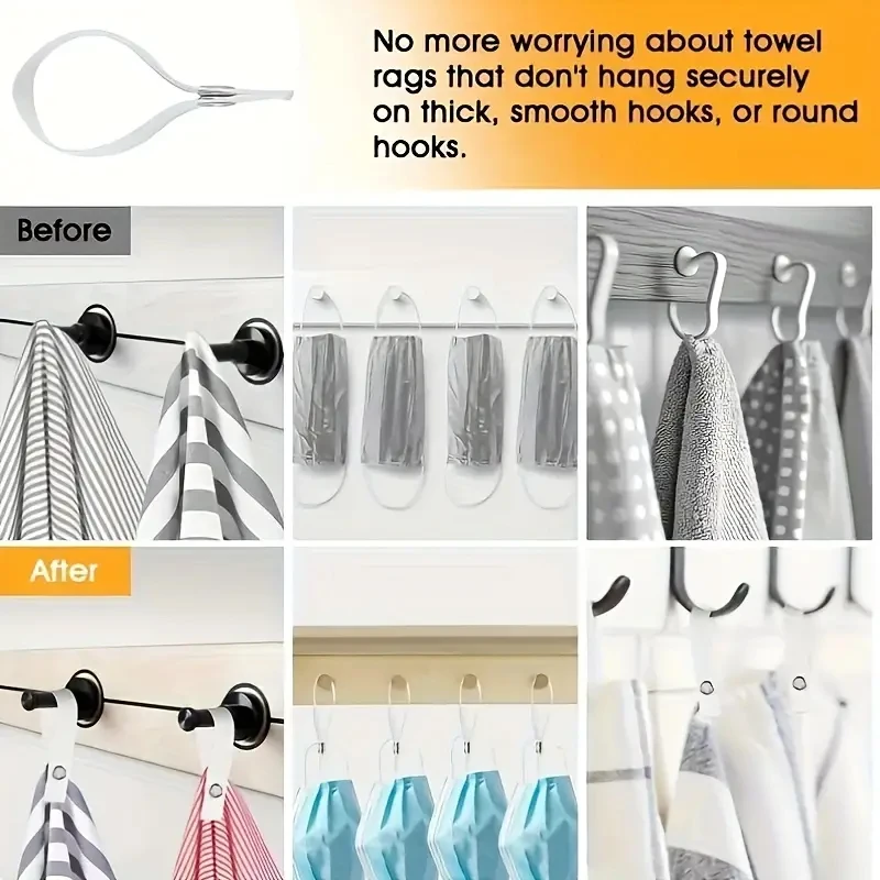 10개 캠핑 어닝 훅 클립 RV 텐트 행거 라이트 행거 구멍 포함 카라반 캠퍼 액세서리 야외 타월 행거