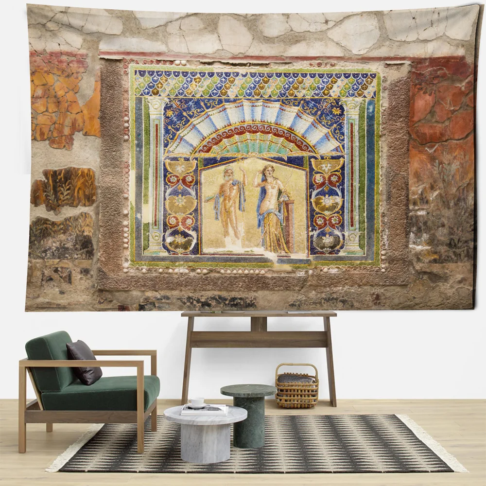 Angel Wall Hanging Mandala  Wall Decoration Living Room Bedroom TV Background Boho Psychedelic Tapestry