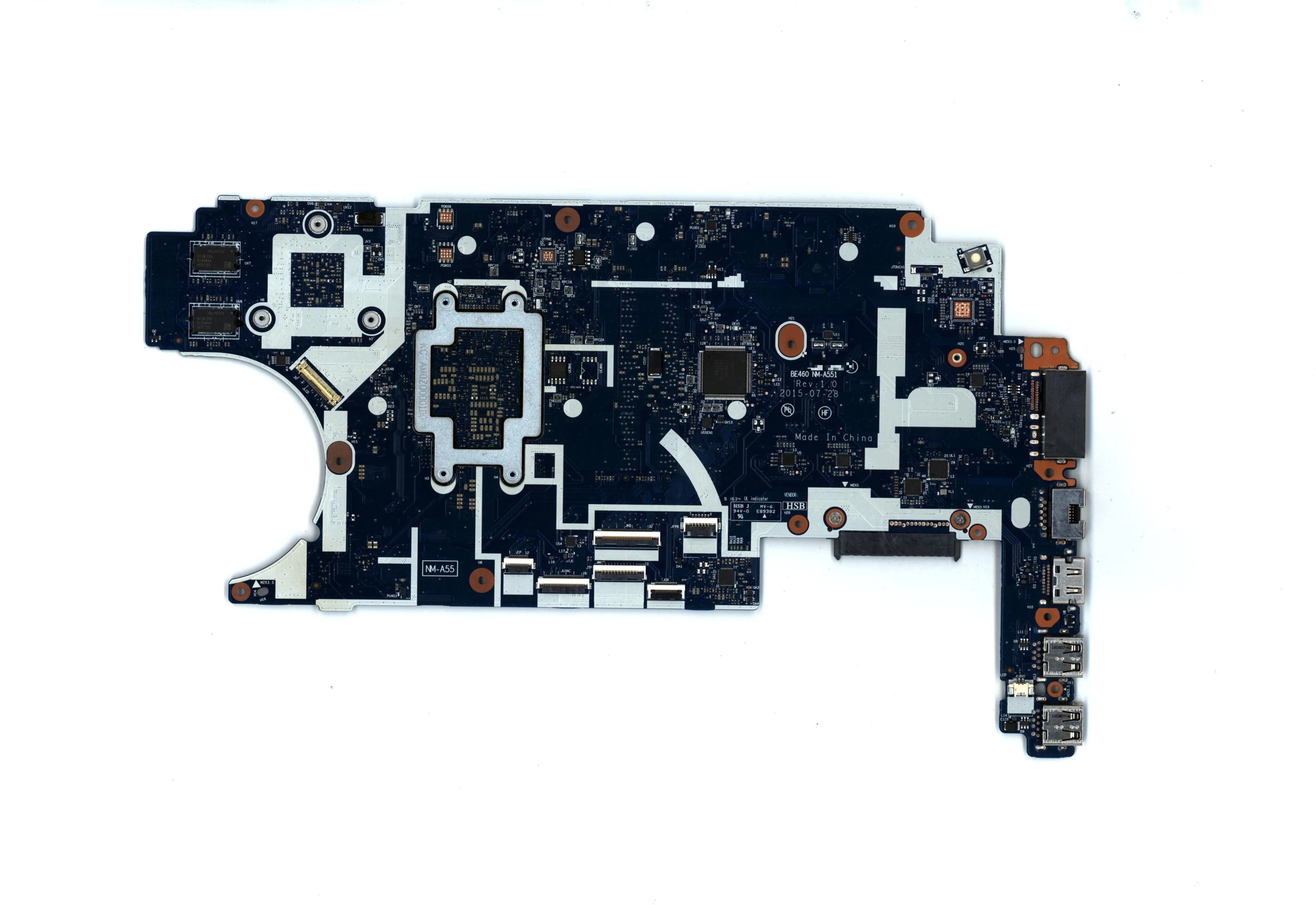 SN NM-A551 FRU PN 00UP251 CPU intelI36100U Model Number Multiple optional compatible replacement BE460 ThinkPad motherboard