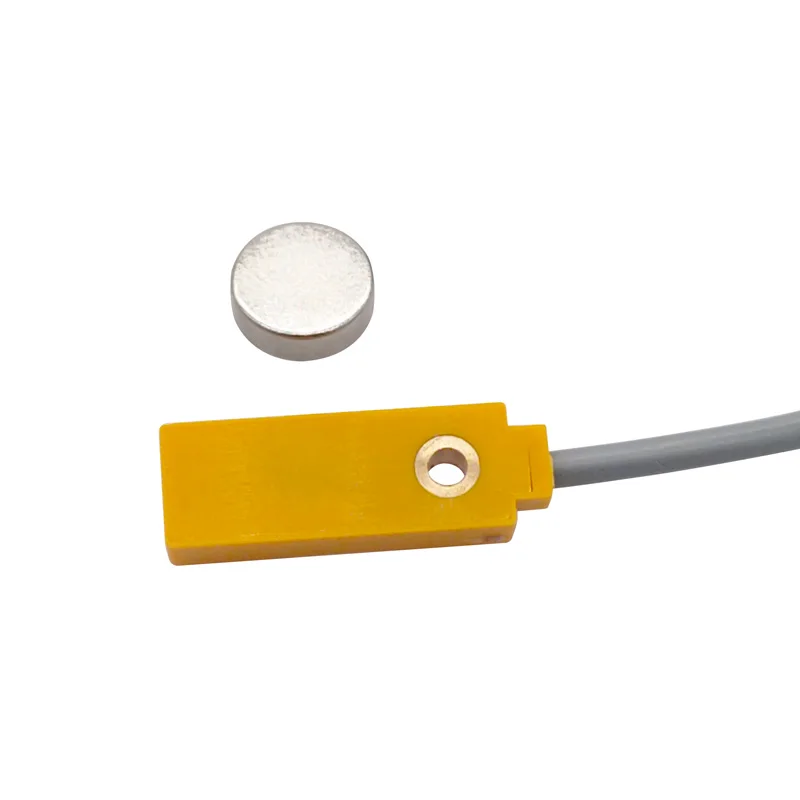 Nonpolar Micro Sensor Normally Open Hall Sensor NPN PNP Remote Square Magnetic Proximity Switch Induction Magnet