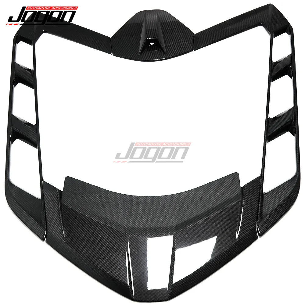 

4 Pcs for Corvette C8 Coupe 2020+ Rear Window Hatch Vent Cover Roof Rear Camera Trim Dry Carbon Fiber Car Accessories