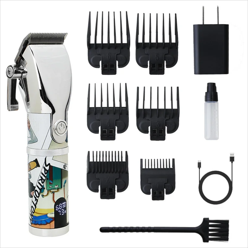 

Professional Electric Hair Clipper Rechargeable Shaver Beard Hair Trimmer Kit Shaver Trimmer Low Noise Cut Beard Trimmer For Men