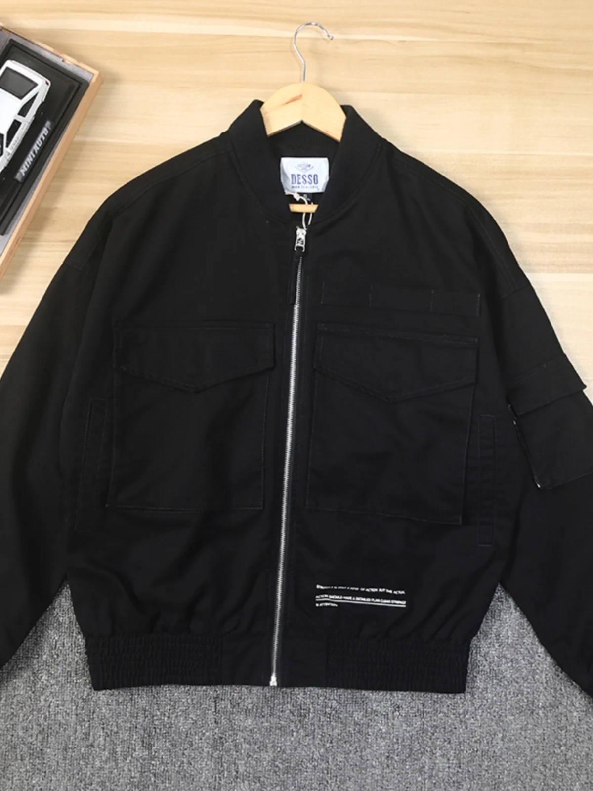 

Мужская куртка с бейсбольным воротником в стиле ретро, свободная длинная све, молодежная модная осенне-весенняя верхняя одежда, повседневное пальто для пар