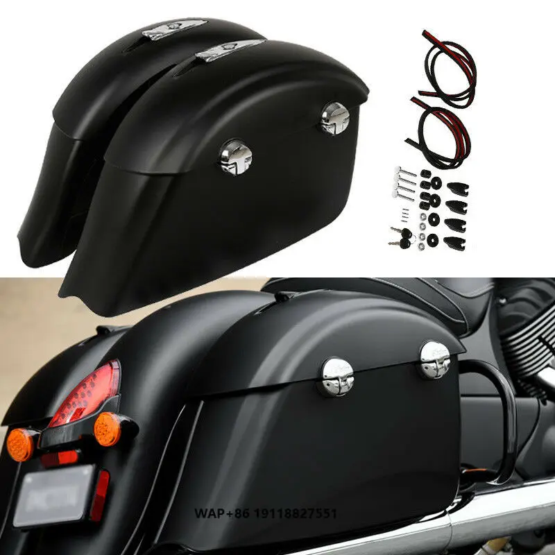 

XINMATUO Saddlebag Electronic Latch & Liners Fit for Indian Chieftain Dark Horse 2016-2018 2017 XF2906F18-02-MB+29B-US