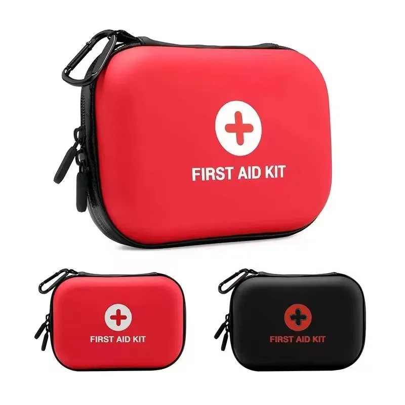 Empty Medical First Aid Storage Bag Sanke Small PU EVA Bag Case for Household Outdoor Travel Camping Equipment Medicine Survival