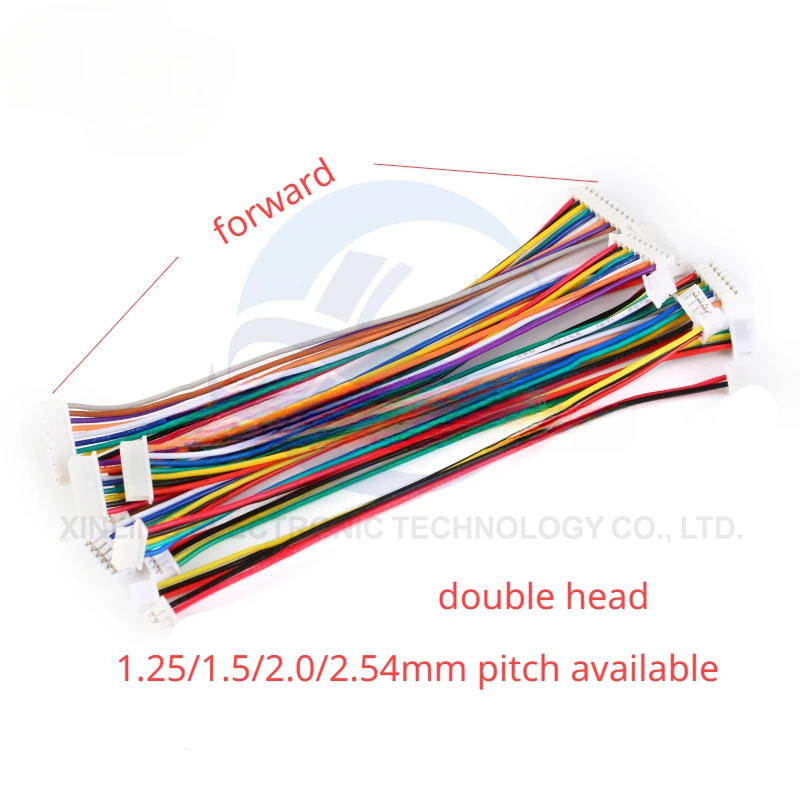 10Pcs/lot 2/3/4/5/6/7/8/10P/12 Pin Wire Connector 1.25/1.5/2.0/2.54mm JST/ZH/PH/XH Female Plug Connector With Wire view 5
