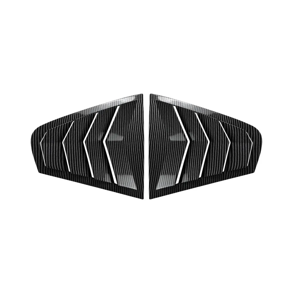 Car Side Louver Rear Quarter Louver Abs Plastic Material Piano Black Finish High Strength Build For Sporty Car Look