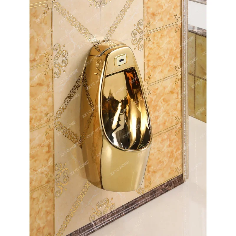 

Induction Golden Urine Cup Bar Wall-Mounted Urinal Men's Ceramic Urinal Wall-Mounted Hotel Hotel Urinal Funnel baño portatil