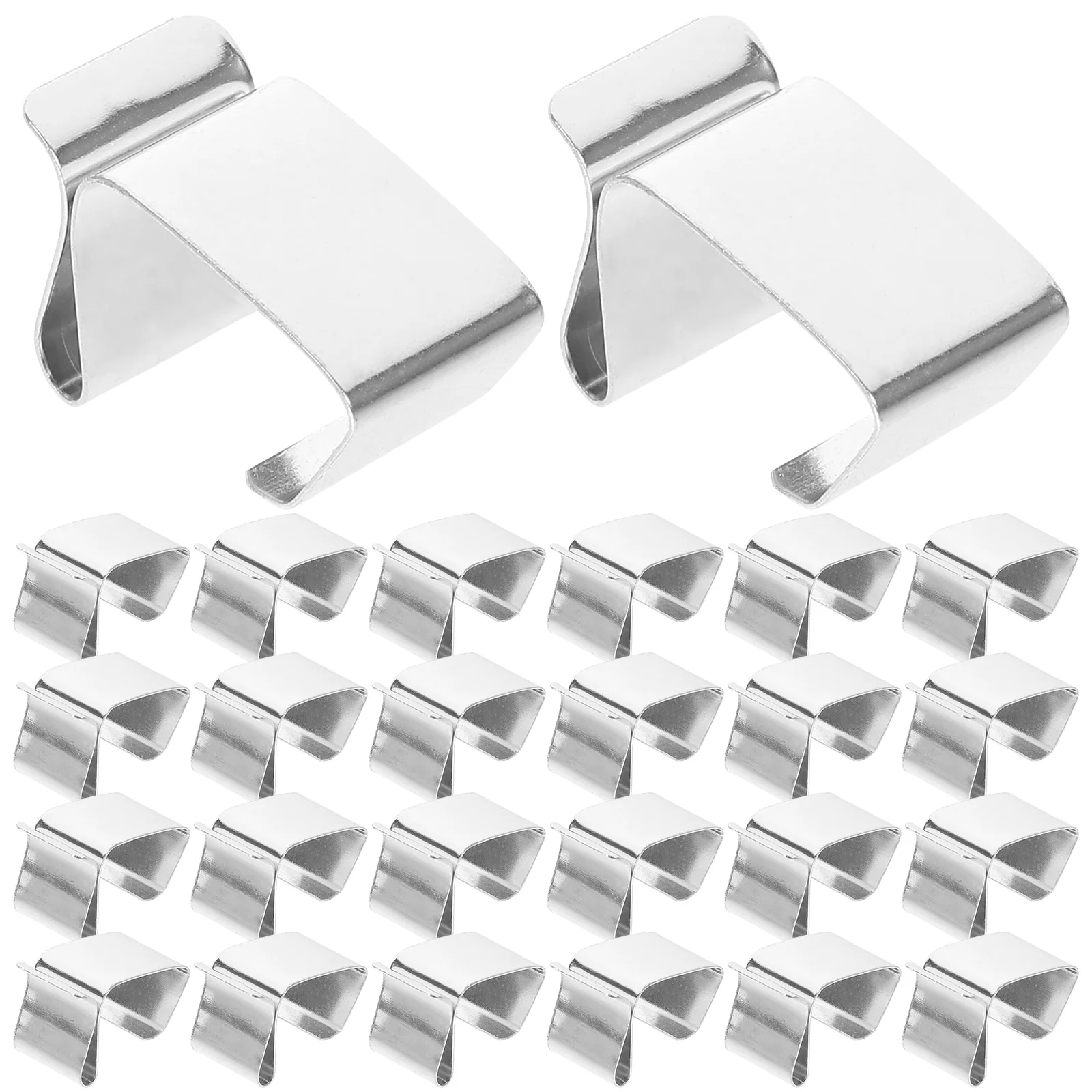 

50 Pcs Christmas Light Hook Gutter Clips for outside Gutters Lights Holiday Hooks Metal Outdoor