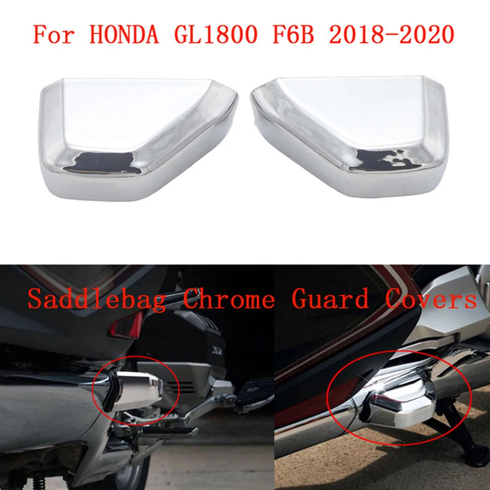 For Honda Goldwing Gold wing 1800 Tour F6B GL1800 lights Cover Accessory Windshield Front Rear Chrome Trim Rider 2018 2019 2021