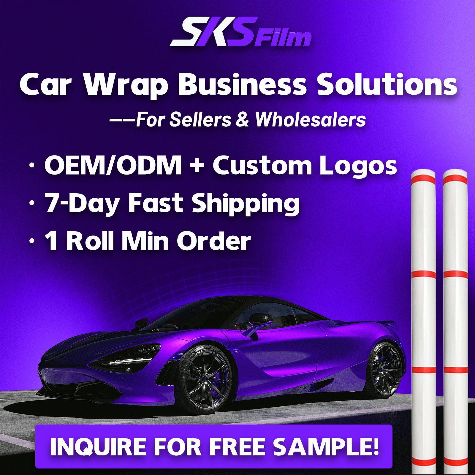 ฟิล์ม TPU PPF คุณภาพสูง ปี 2025 ความหนา 6.5mil/7.5mil/8.5mil/9.5mil ป้องกันการเหลือง ป้องกันรอยขีดข่วน