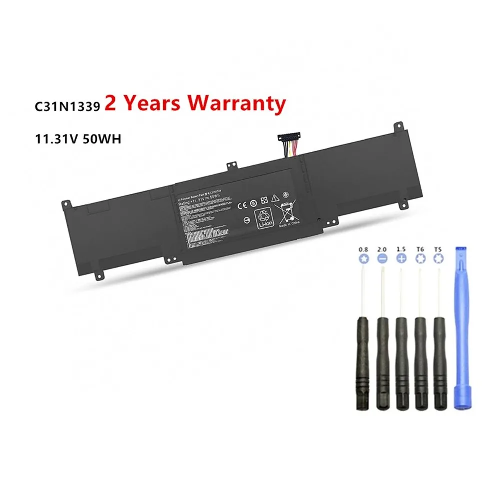 ZNOVAY C31N1339 Laptop Battery For ASUS Zenbook UX303L UX303LN TP300L TP300LA TP300LJ Q302L Q302LA Q302LG C31N1339 50WH/4421mAh