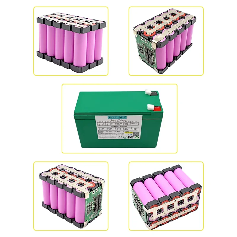 Imagem -04 - Bloco da Bateria do Lítio com o Acessório Bms o Dispositivo do Pulverizador o Ups os Brinquedos de Fonte de Alimentação Etc. 12.6v 3a Carregador 18650 12v 12v 21ah Novo