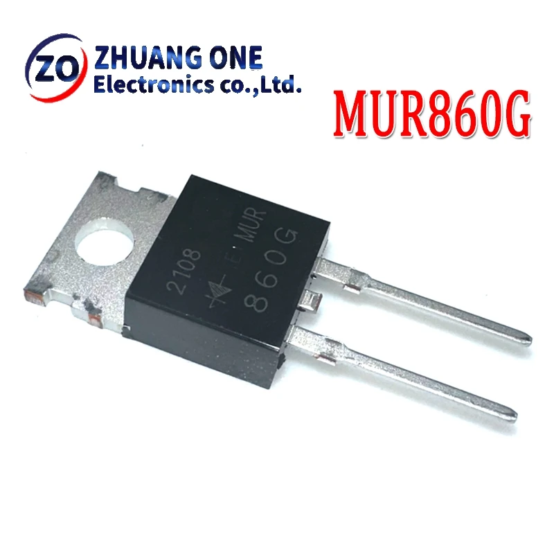 10PCS/LOT MUR860G MUR860 860G Fast-Recovery Diode T0-220 New off-the-Shelf