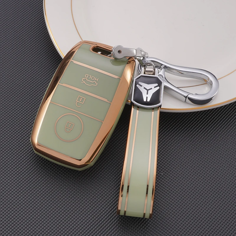 New TPU Car Key Case FOB Cover for Kia Ceed Rio Rio5 Sportage R K3 KX3 K4 K5 Sorento Cerato Optima 2015 2016 2017 Keychain