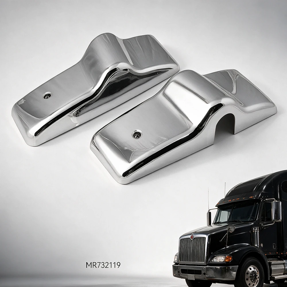 2Pcs Chrome Door Mirror Brackets Left & Right For Freightliner Century Columbia Truck Mirror Support Replacement Part