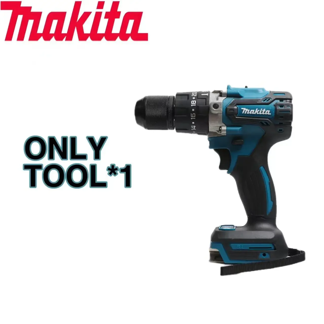 Makita electric drill brushless lithium rechargeable screwdriver impact electric drill high torque screwdriver DDF487-13mm