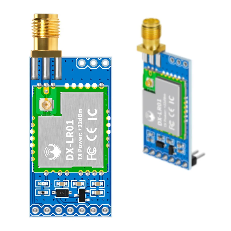 

DX-LR01-A МОДУЛЬ LORA 433 ~ 475 МГц RF беспроводной удаленный беспроводной передатчик и модуль приемника дальнего действия