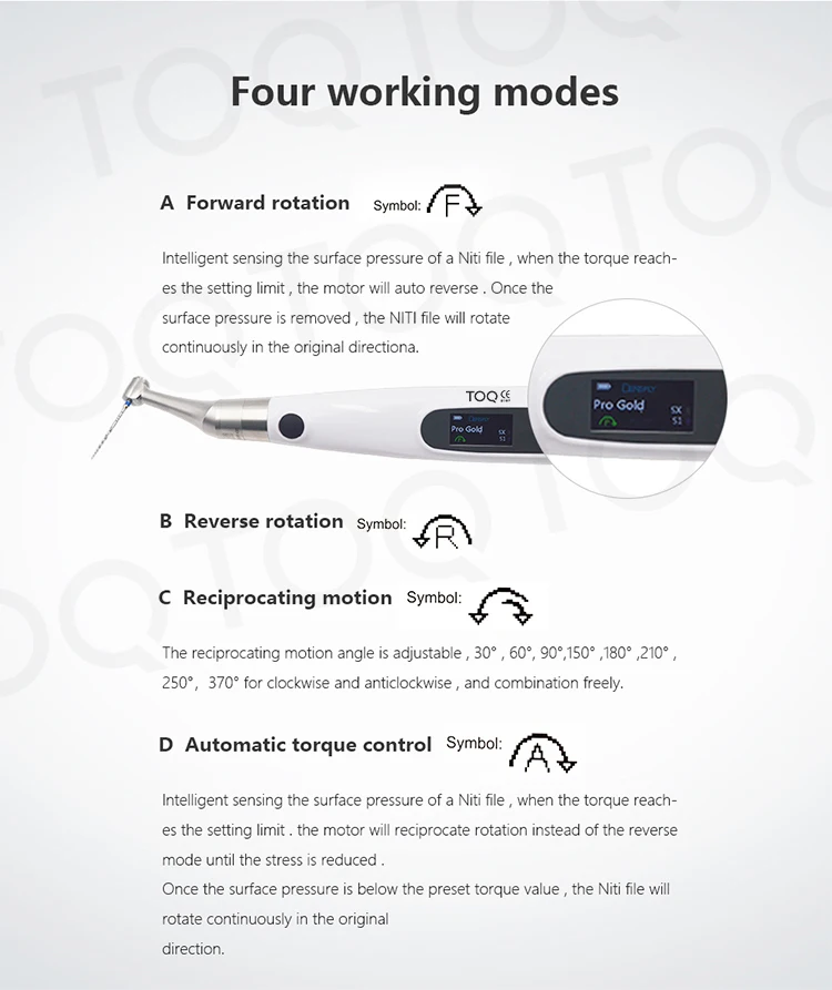 2 In 1 Dental Wireless Endo Motor Built In Apex Locator for Endodontic Rotary Root Canal Instrument Reciprocating 360° Adjustabl