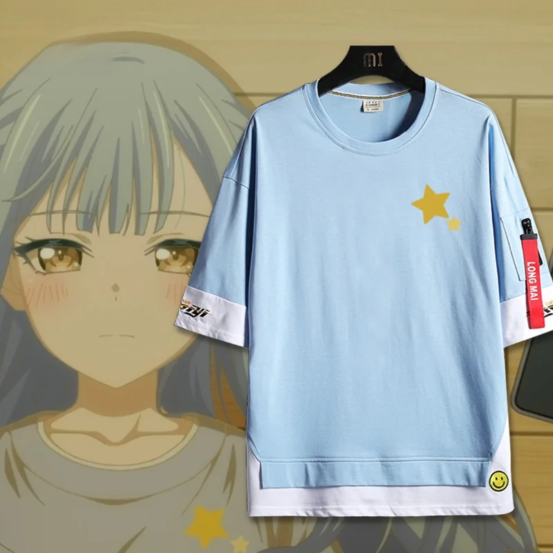 Camiseta de Verano Informal con Estampado de Anime para Adolescentes, Estilo Redondo, Marca Bang Dr Ave Ca ort Sve T-irt ex f Sve