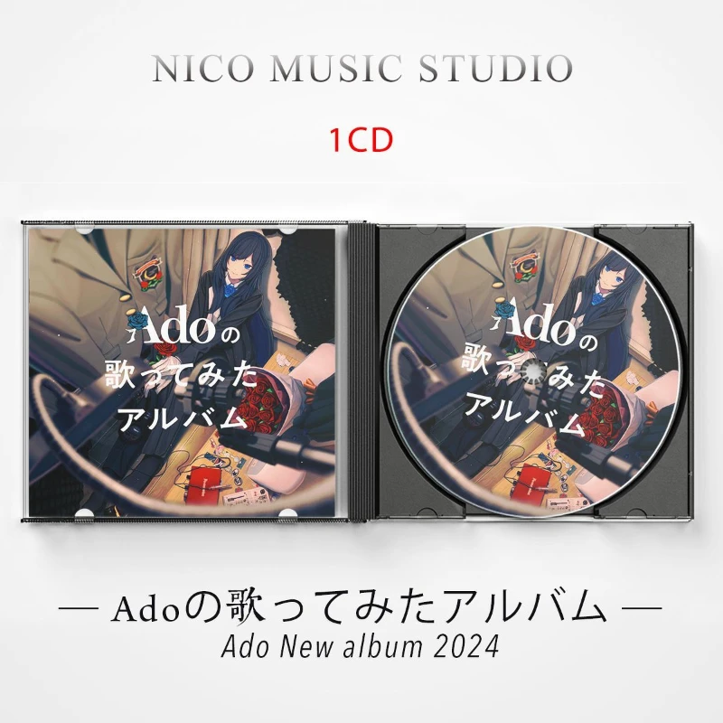 

Ado's Song, Japan's Super Popular Female Voice, Sister Adu Cover Album, Japanese Pop Songs, Music Cd Disc Japanese Music