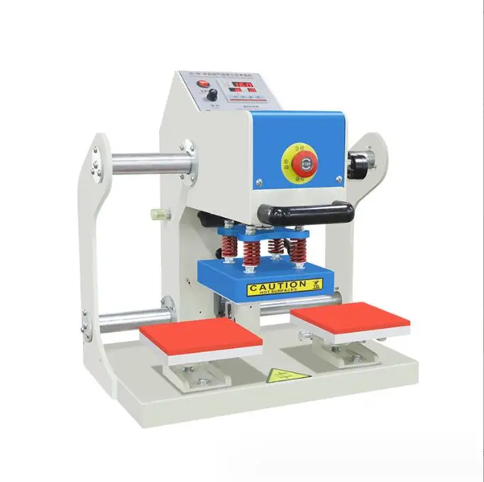 

2025 Hot sell Heat Transfer Hot Stamping Machine Small Trademark LOGO Semi-automatic Pneumatic Double-station Hot Stamping Embos